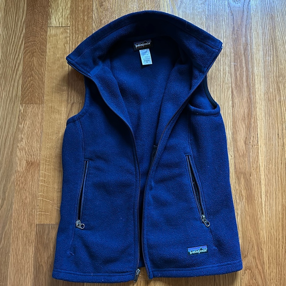 Womens Navy Patagonia Vest